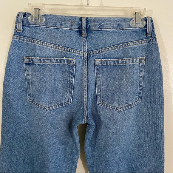 NWT Free People Maggie Mid Rise Straight Jeans - Picture 11 of 12